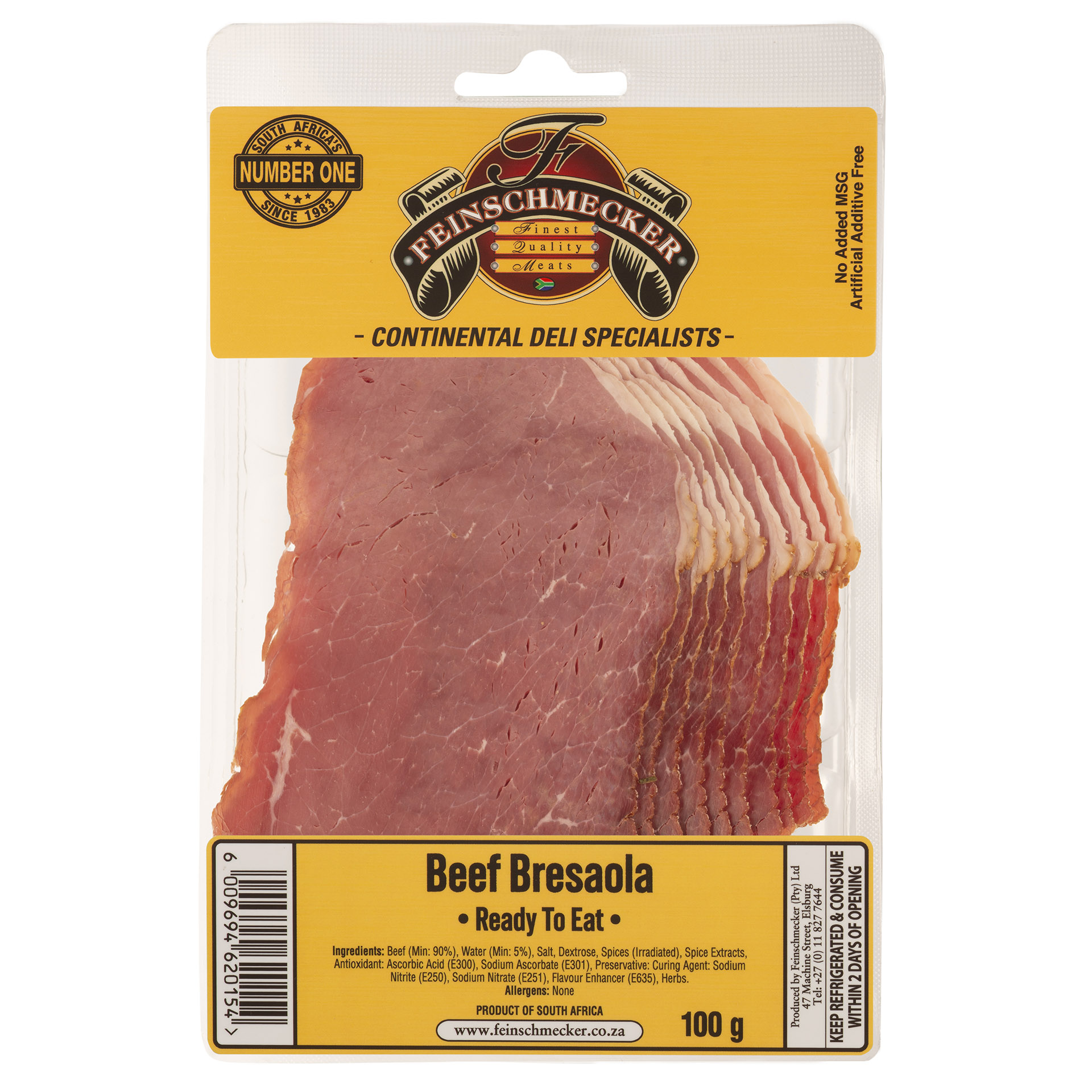 Beef Bresaola, Italian