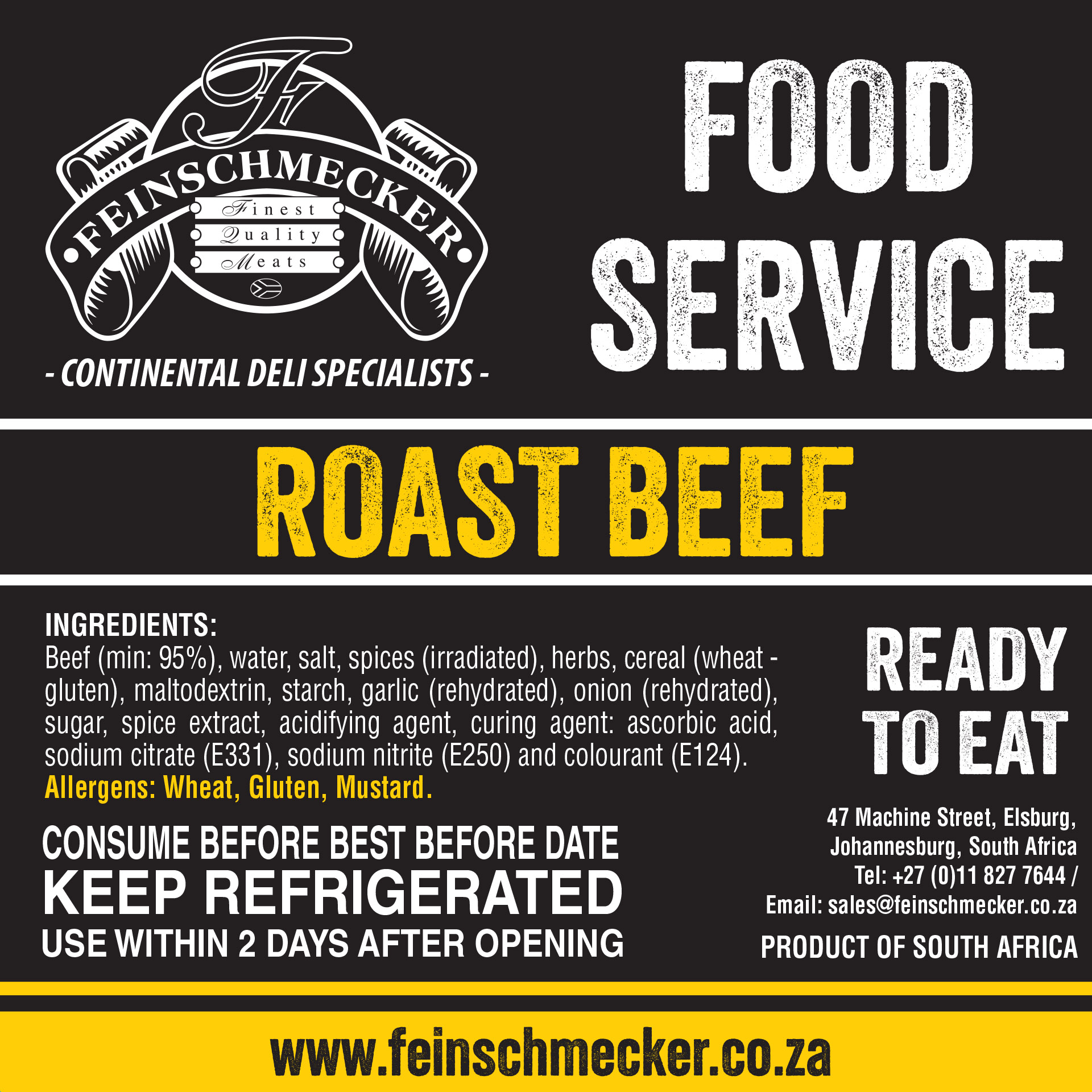 Catering Sliced Roast Beef