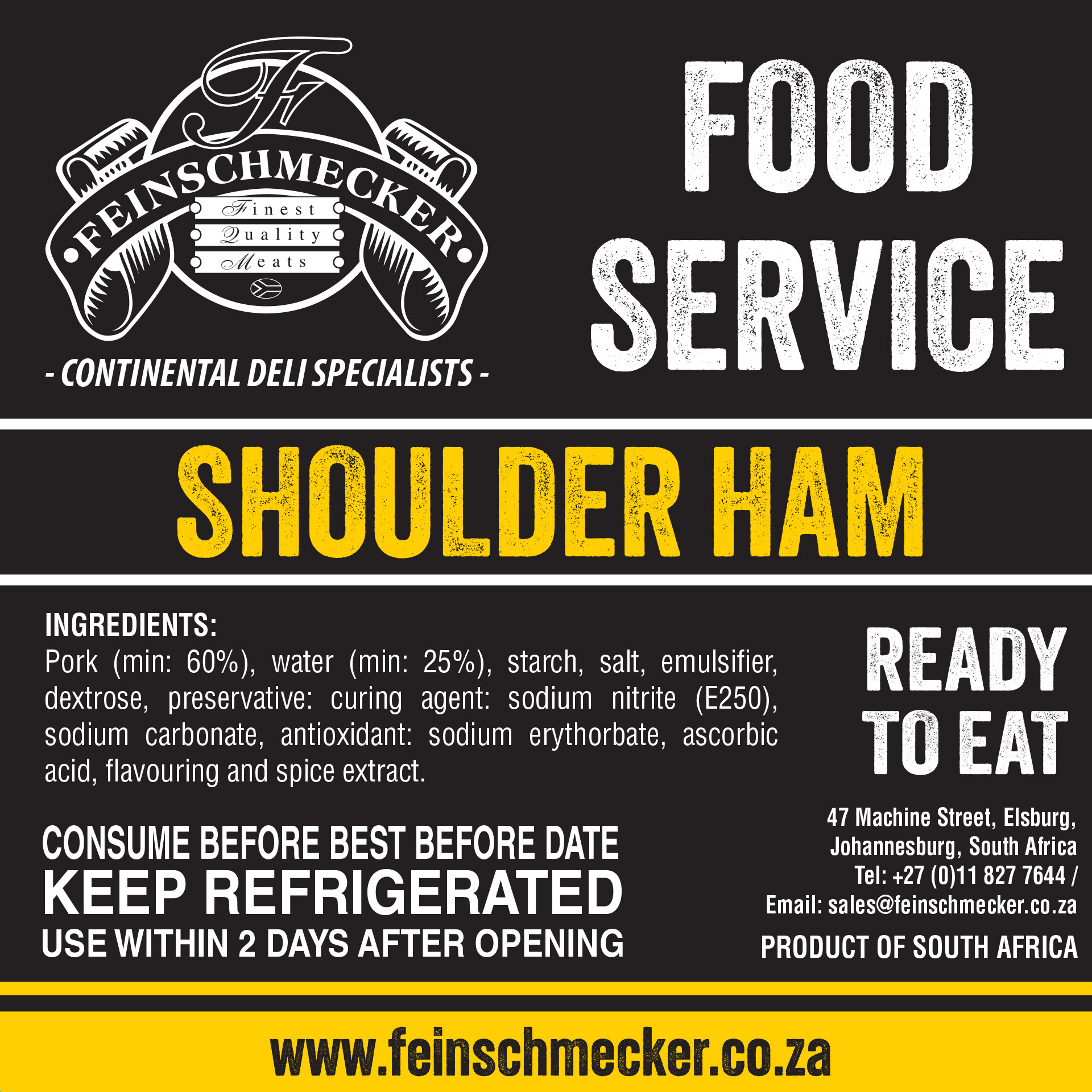 Catering Sliced Shoulder Ham