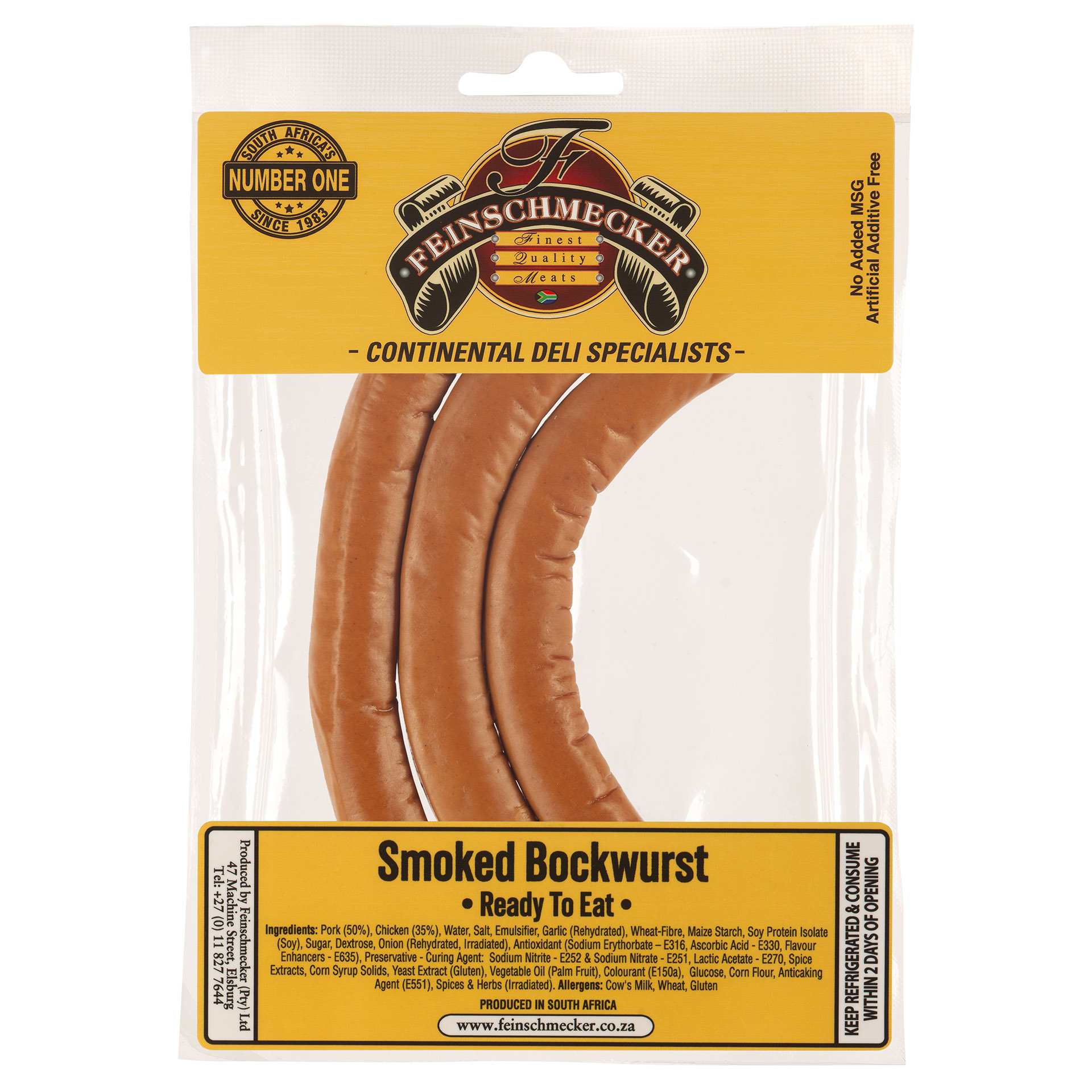 Bockwurst, Smoked