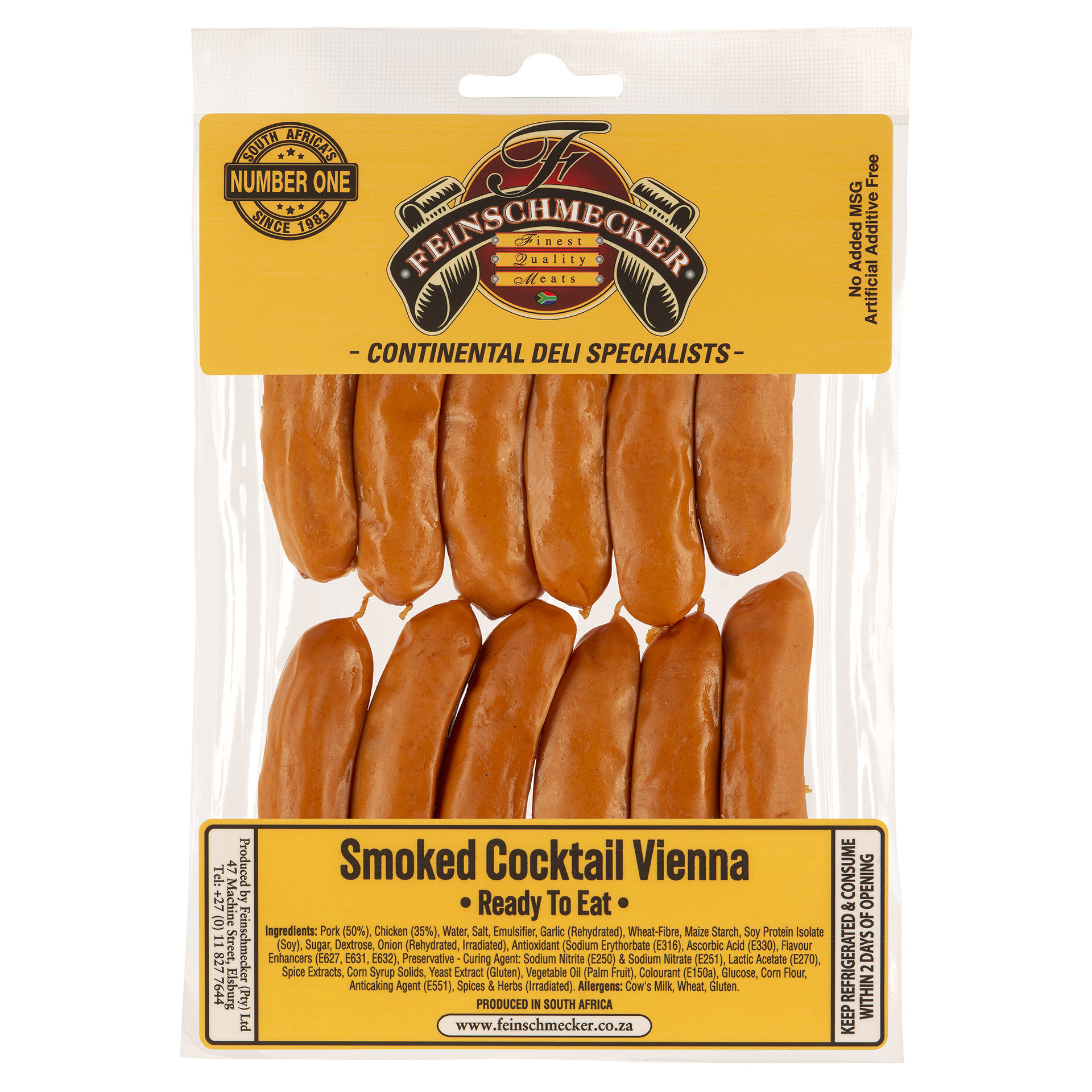 Vienna Sausage, Smoked, Cocktail (Individual VP)