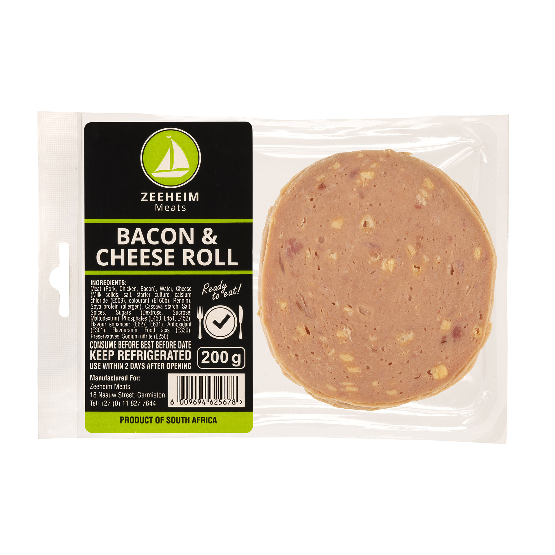 Zeeheim Bacon & Cheese Roll