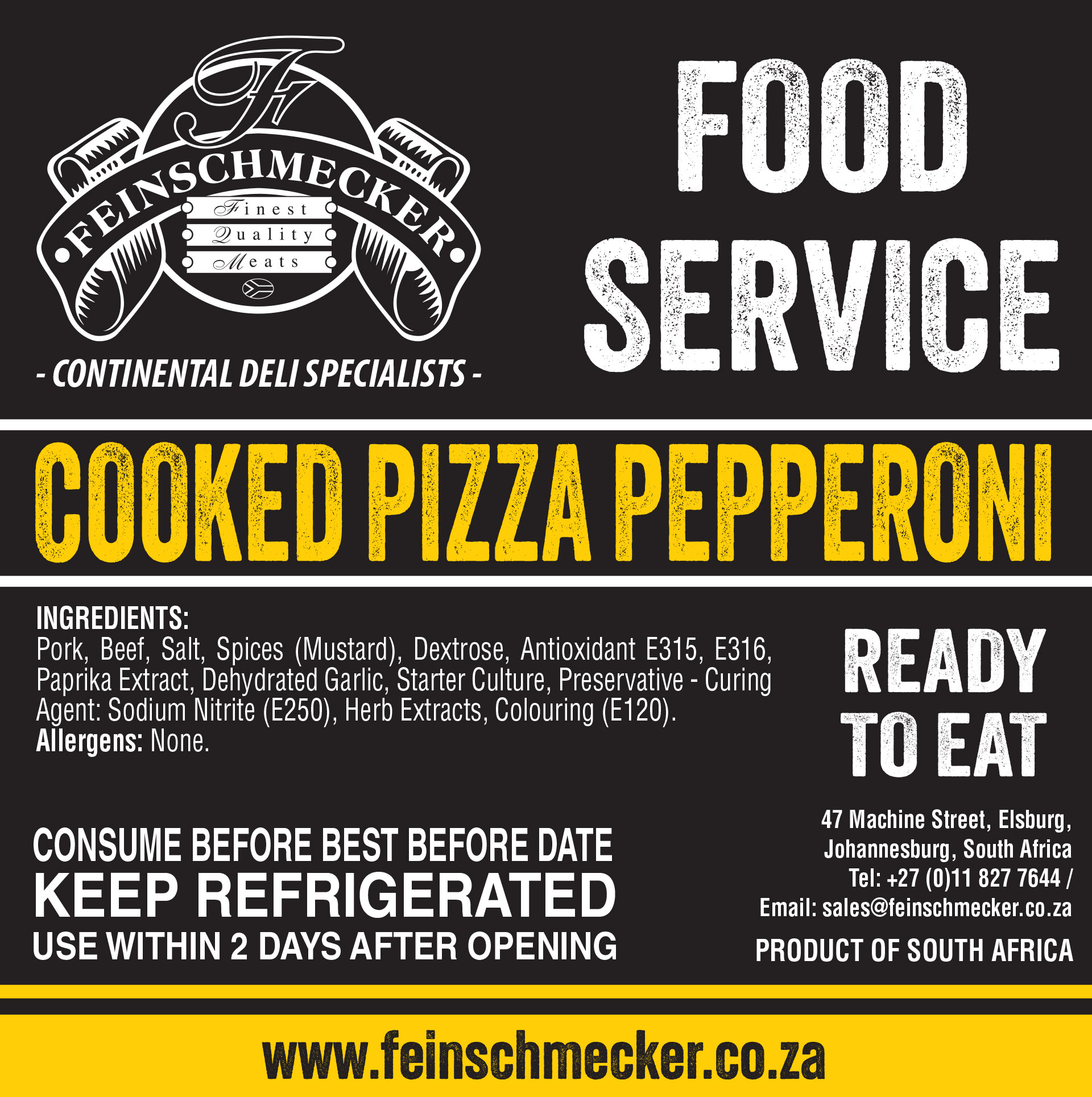 Catering Sliced Pizza Pepperoni, Cooked