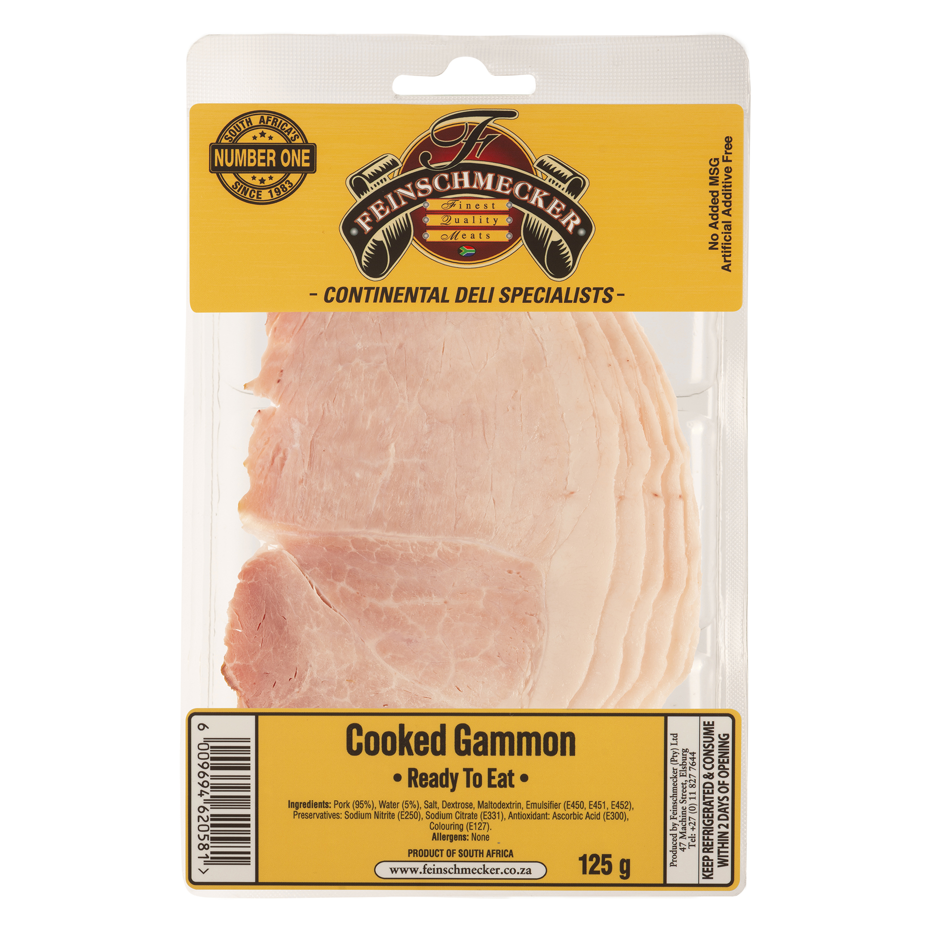 Gammon Boneless, Smoked, Cooked & Glazed