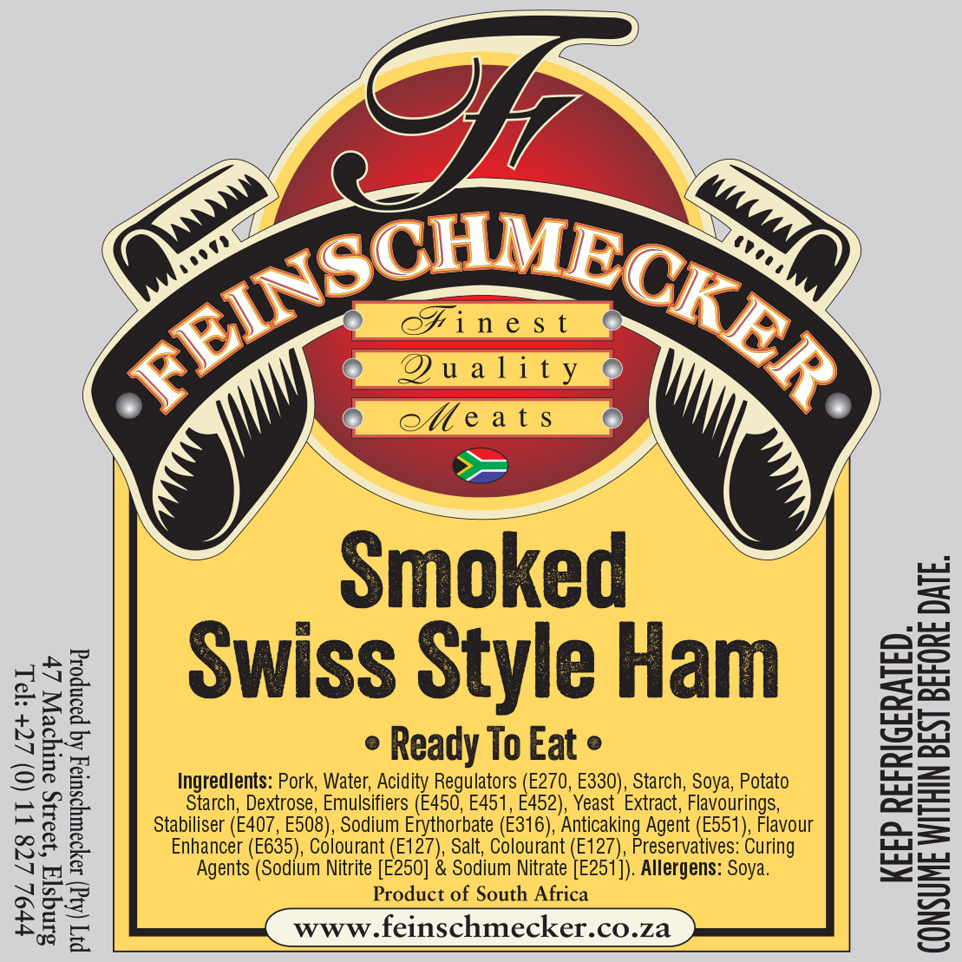 Catering Sliced Smoked Swiss Ham