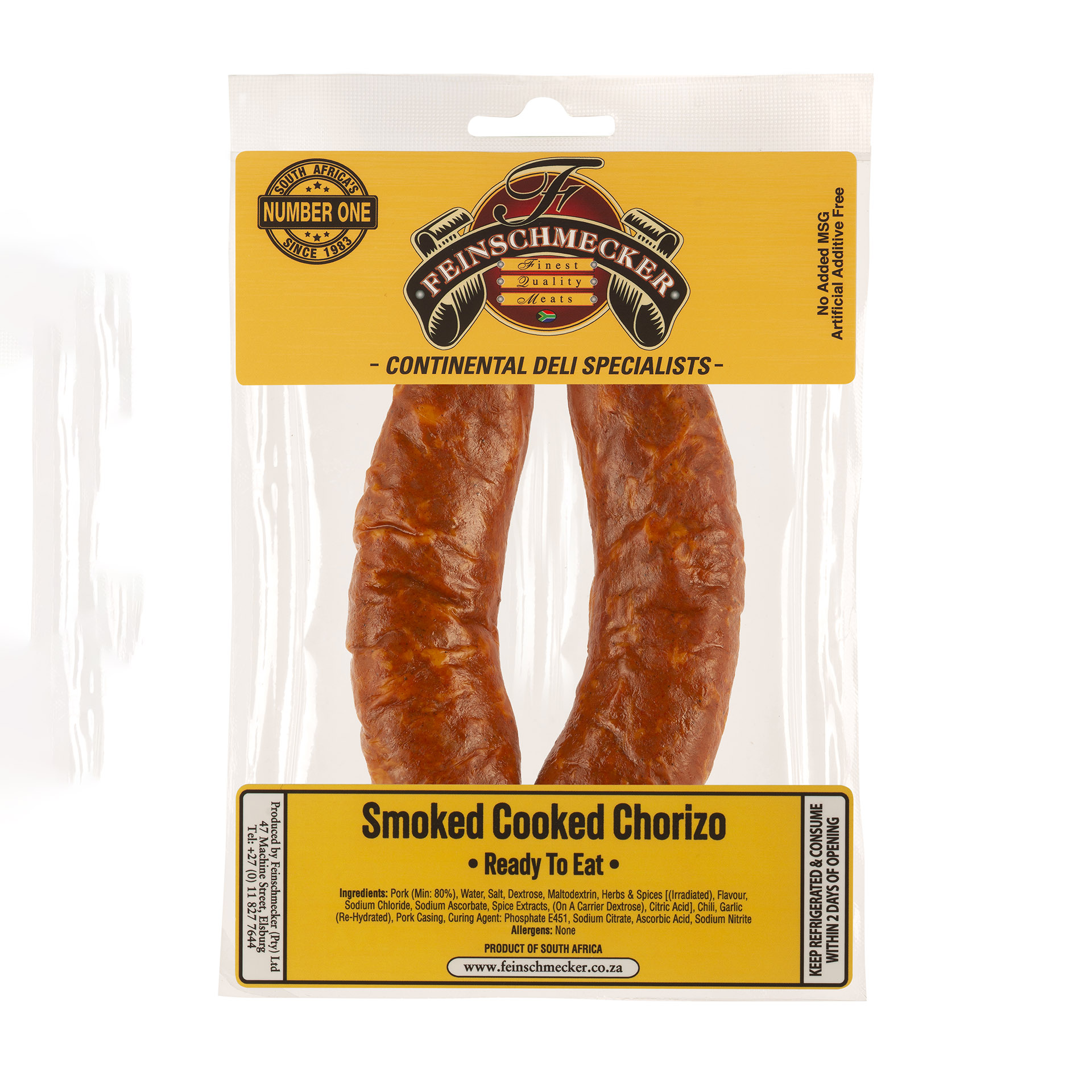 Chorizo, Cooked & Smoked (Individual VP)